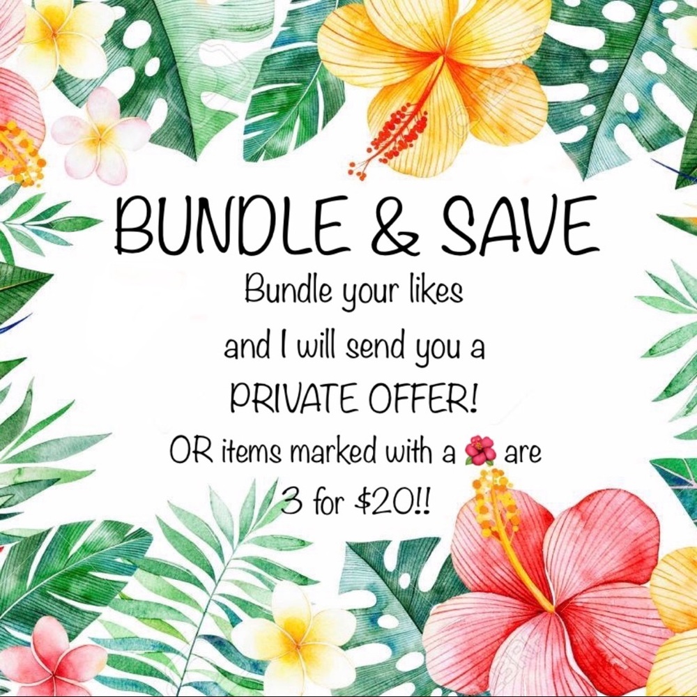 🌺 BUNDLE & SAVE!! 🌺